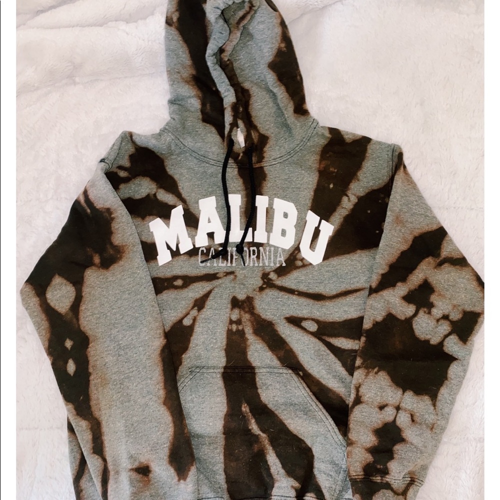 Bleach dye hoodie